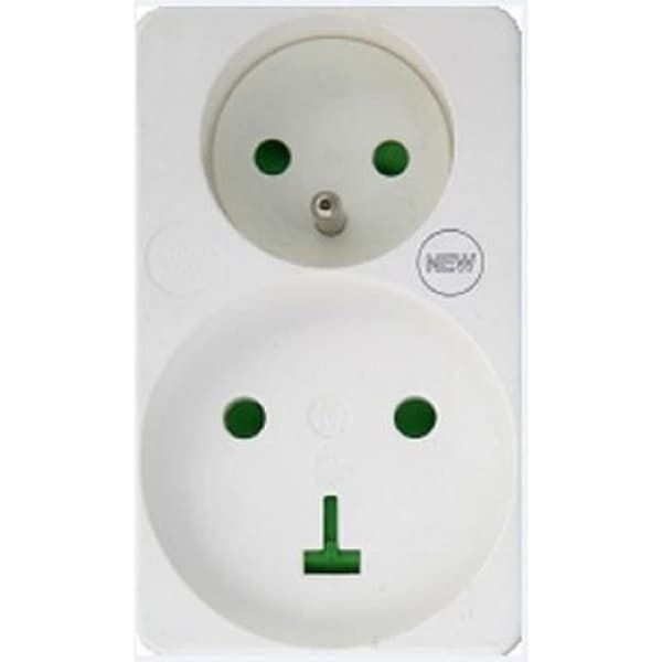 LEGRAND 2P+E adapter 16A stickkontakt