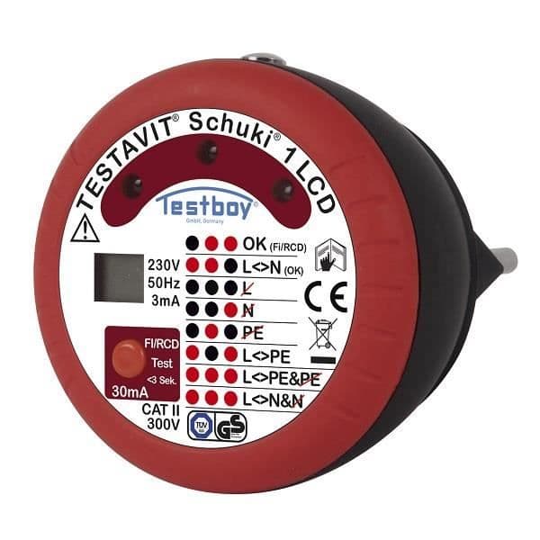 Testboy Testavit Schuki 1 LCD Socket tester - Schuki 1 LCD