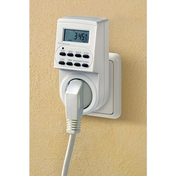 Veckovis digital programmerare - BRENNENSTUHL - 10 program (7 dagars cykel) - 3500 W - Inomhus