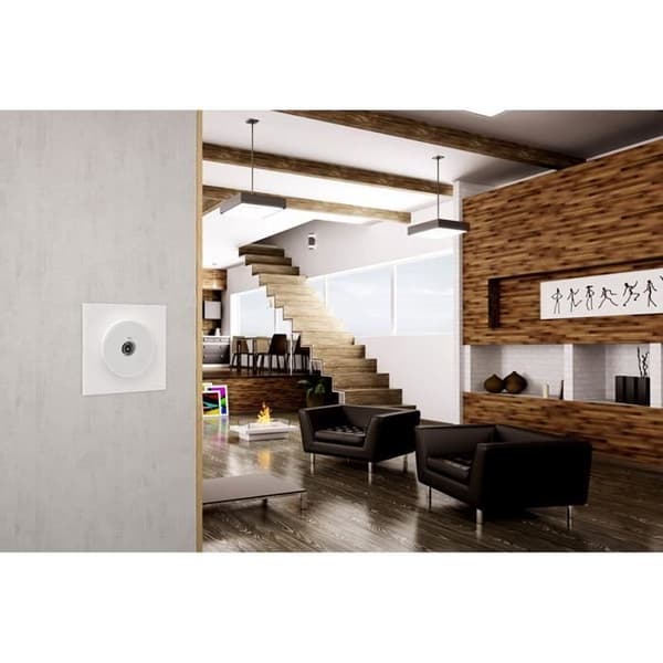SCHNEIDER EL-TV-uttag Odace vit