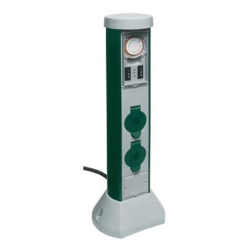 REV Ritter 0068206251 GC Dubbel vertikal grenuttag med timer, kabel 5 m