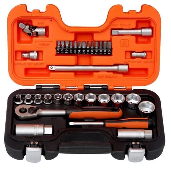 Bahco UTTAGSORTIMENT 1-4+3-8", 34 STK, TUM - S330AF"