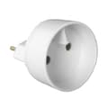 Miniatyrbild 1 av 2: ZENITECH Adapter hane 6A till hona 16A vit
