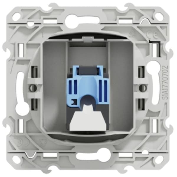 RJ45 Multimedia Grade 3 Sockel Vit