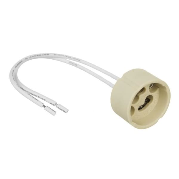 Douille GU10 - Maclean - MCE428 - Keramik - 14 cm - 500W max - Silikonisolering