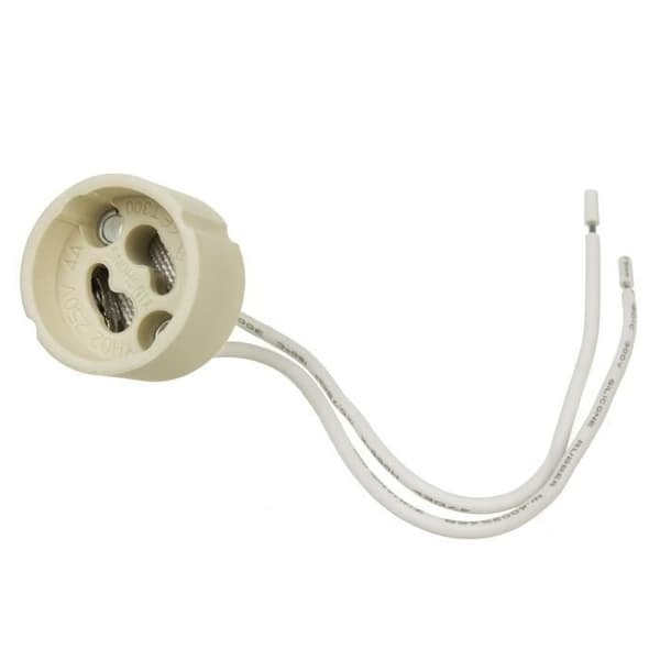 Douille GU10 - Maclean - MCE428 - Keramik - 14 cm - 500W max - Silikonisolering