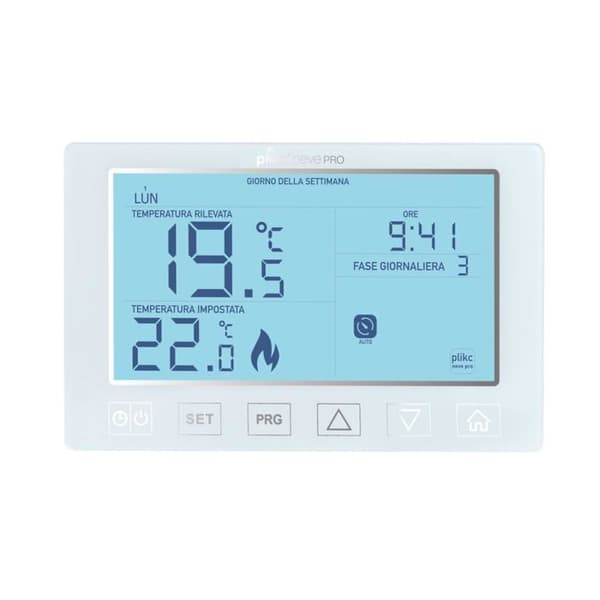 Plikc - PLK2676P0 - Digital veckotermostat - Snö (Snö PRO)