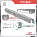 Miniatyrbild 3 av 4: Multiprise Stalflex - B-RLF19-1UG - Multiprise panel LED 19, 1U, grå, serie B