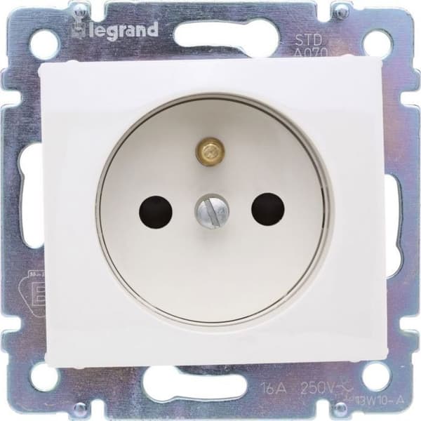 Prise Legrand - 774399 - Enkeltuttag 16A 250V VALENA crème