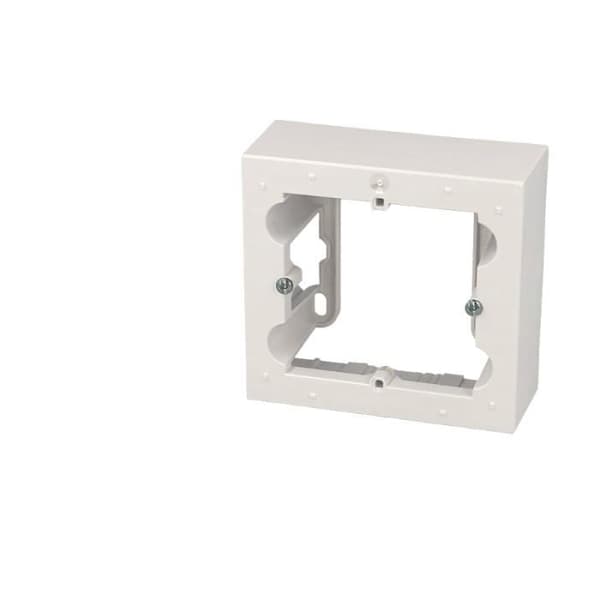 Box - SIMON - Premium - Enkel väggmonterad - Vit - 71 mm centrumavstånd - 6 års garanti