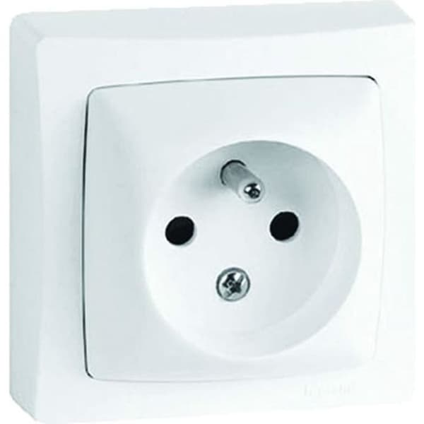 Eluttag - LEGRAND - 16A - Utanpåliggande - 2P+E - Vit