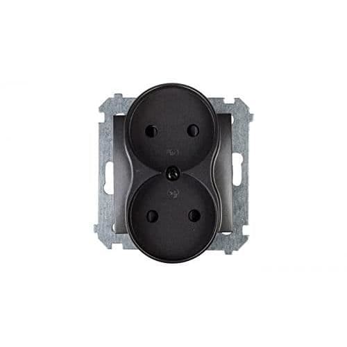 Strömuttagskontakt - Kontakt-Simon - DG2Mz.01-48 - Plast - IP20 - Antracit - 2P+T Antracit