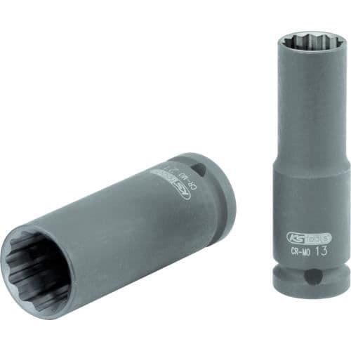 Slaghylsa - KSTOOLS - 12 point 1/2", 28 mm - Krom-Molybden - Stötanvändning