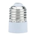 Miniatyrbild 4 av 4: Intirilife 4x lampsockeladapter E27 till E14 i VIT - Set med 4 omformateringsomvandlare för lampsockel