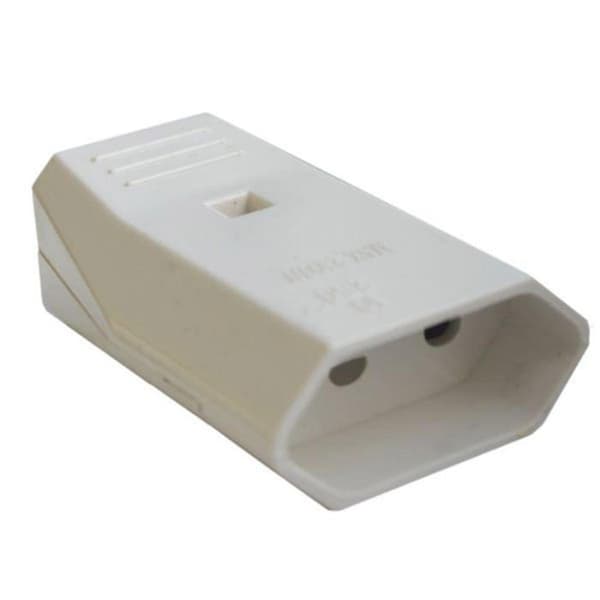Silver elektronikuttag - 9258 - Honkontakt med skydd 250 V Vit