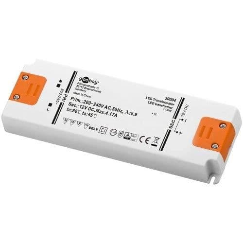 Wentronic 30004 Strömförsörjning inomhus Vit - 50W - 12V