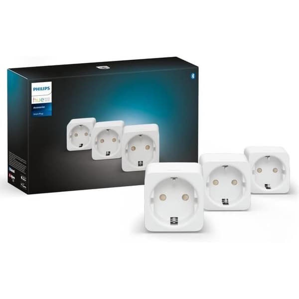 Sæt med 3 forbundne stikkontakter - PHILIPS HUE - Hvid
