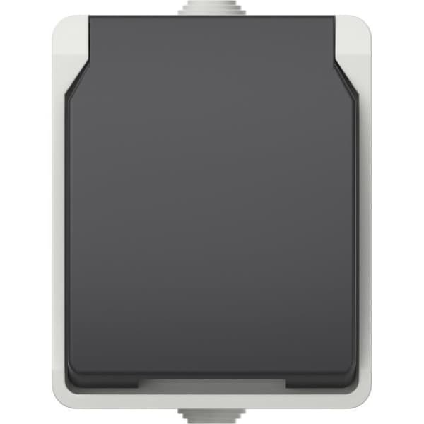 Vandtæt dobbeltstikkontakt - Aquatop - Ref. 9673 - IP54 - Klar til installation - Enfaset