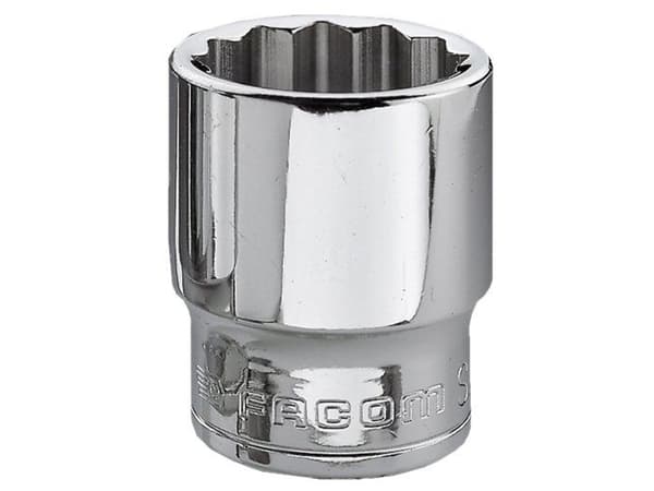 Douille 3/8'' - FACOM - J.17 - 12-kantiga metriska - Diameter 17mm - Längd 30mm