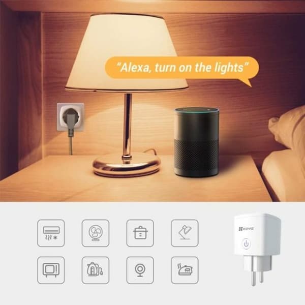 Smartkontakt OR: Intelligent Kontakt Ezviz T30-10B-EU Wi-Fi 10 A