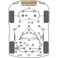 Miniatyrbild 4 av 4: Bakre differentialfäste - Powerflex PFR5-4626