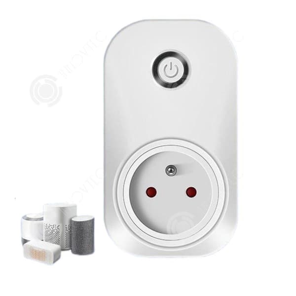 INN Fransk kontakt 2000W Bluetooth/WIFI-anslutning med tidsinställd av/på-funktion och statistik över eldata smart kontakt