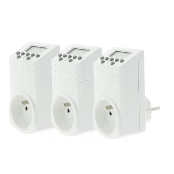 Välj Plus Digital Programmer 2000W 1 Min 3Pack Vit - 840000013