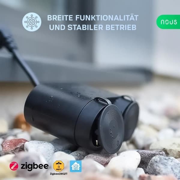 Smart Plug - VI - A4Z - Vattentålig - Timer - Kompatibel med Alexa och Google Home