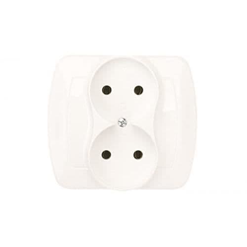 Kontakt-Simon Ag2-11 Plastuttag Ip20 Vit 250 V 90 Vit