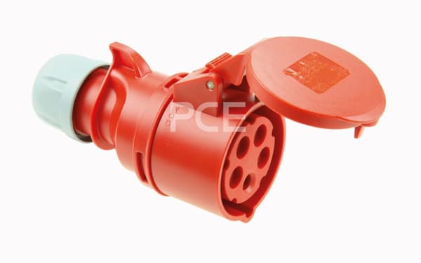Kannettava pistorasia IP44 16A 5P 400V PCE 215-6