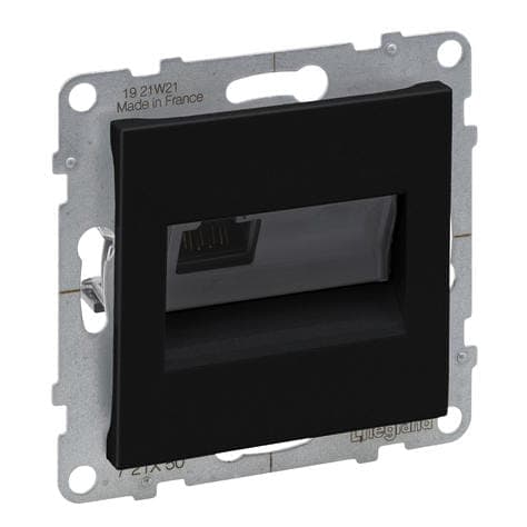 Pistoke musta RJ45/Cat. 5E UTP IP20 Suno Legrand 724150