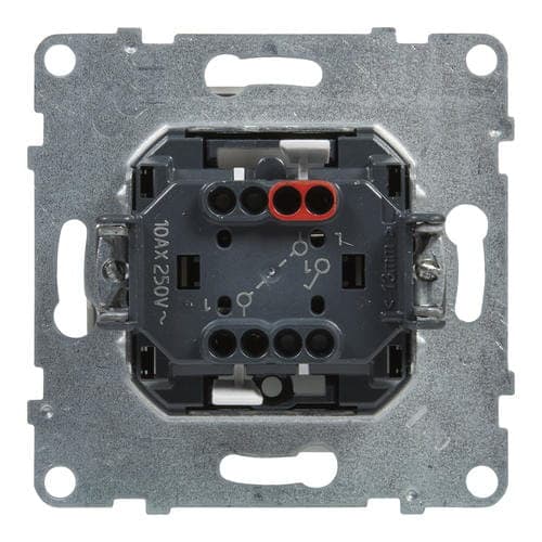1-napainen kytkin valkoinen 10AX IP20 automaattiset liittimet Legrand SUNO 721101
