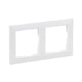 Pikkukuva 1 / 2: Valkoinen kehys, 2-osainen, 83 x 154 x 9,8 mm, Suno Legrand 721502
