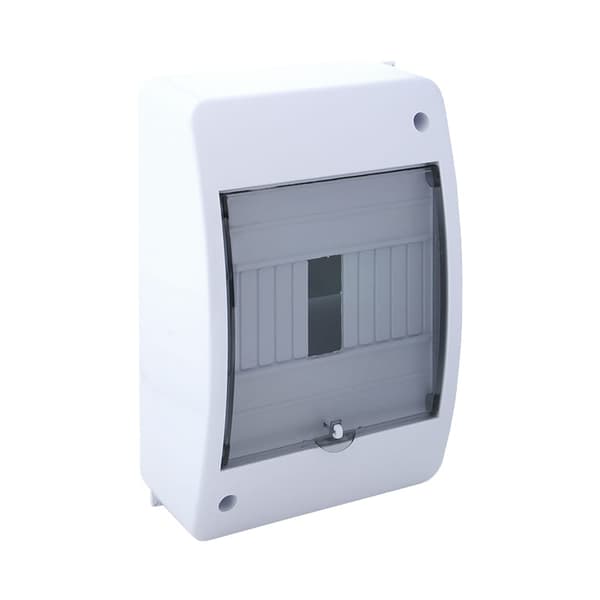 Modulaarinen jakokeskus 1x6 pinta-asennettava läpinäkyvä IP42 RNTO-6 Elektro-Plast 4.3