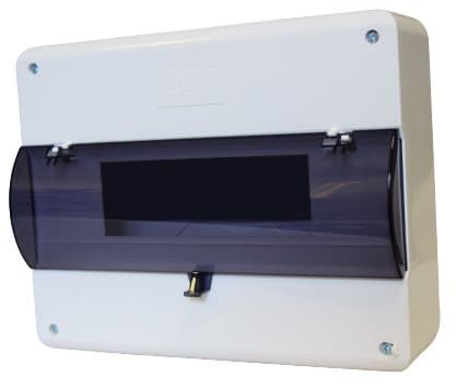 Modulaarinen jakokeskus 1x12 pinta-asennettava N+PE savuläpällä IP30 Karlik OB-12ZZK