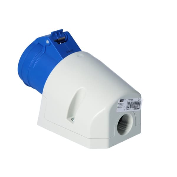Kiinteä pistorasia 32A 230V 2P+Z IP44