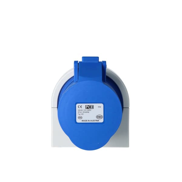 Kiinteä pistorasia 32A 230V 2P+Z IP44