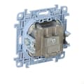 Miniatyrbillede 4 af 4: R-TV-SAT pass-through antennestik (modul) dæmper SAT -8 dB, TV-10 dB, R-12 dB, hvid Simon10
