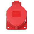 Pikkukuva 3 / 4: Suora paneelipistorasia 32A 400V 3P+Z+N 75x75mm IP44