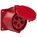 Pikkukuva 1 / 4: Suora paneelipistorasia 32A 400V 3P+Z+N 75x75mm IP44