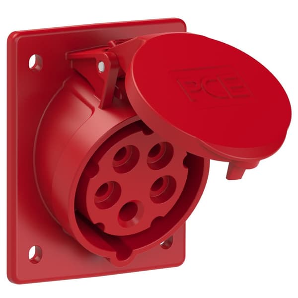 Kulmapistorasia 16A 400V 3P+Z+N 80x97mm IP44