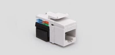 RJ45-liitin cat 5e UTP SIMON Connect, valkoinen