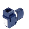 Miniatyrbillede 3 af 4: UTP RJ 45 kat. 5e keystone-stikkontakt blå