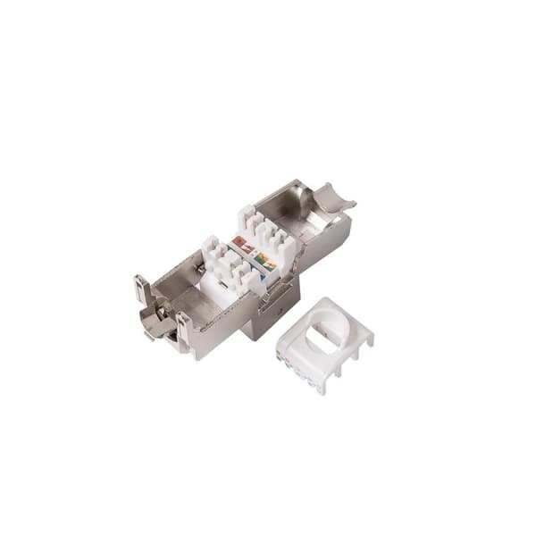 RJ45 Keystone-moduuli, luokka 5e, STP (työkaluton)