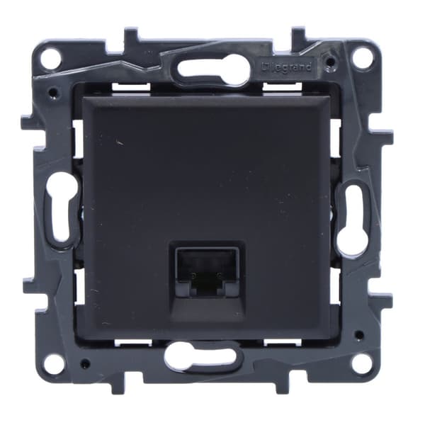 RJ45-liitin cat. 5e UTP - musta, NILOE STEP