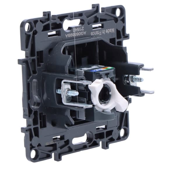 RJ45-liitin cat. 5e UTP - musta, NILOE STEP