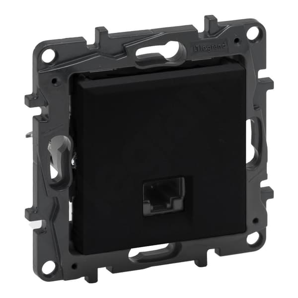 RJ45-liitin cat. 5e UTP - musta, NILOE STEP