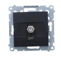 Miniatyrbillede 7 af 8: Enkelt SAT-antennestik (modul). Til individuelle installationer, matsort Simon54