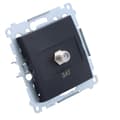 Miniatyrbillede 2 af 8: Enkelt SAT-antennestik (modul). Til individuelle installationer, matsort Simon54