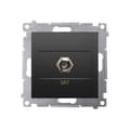 Miniatyrbillede 1 af 8: Enkelt SAT-antennestik (modul). Til individuelle installationer, matsort Simon54